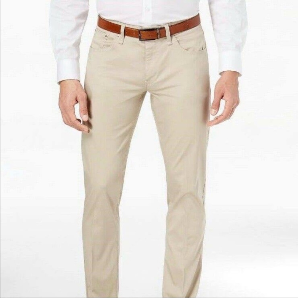 Calvin  Klein straight leg lightweight 5 pocket pant.